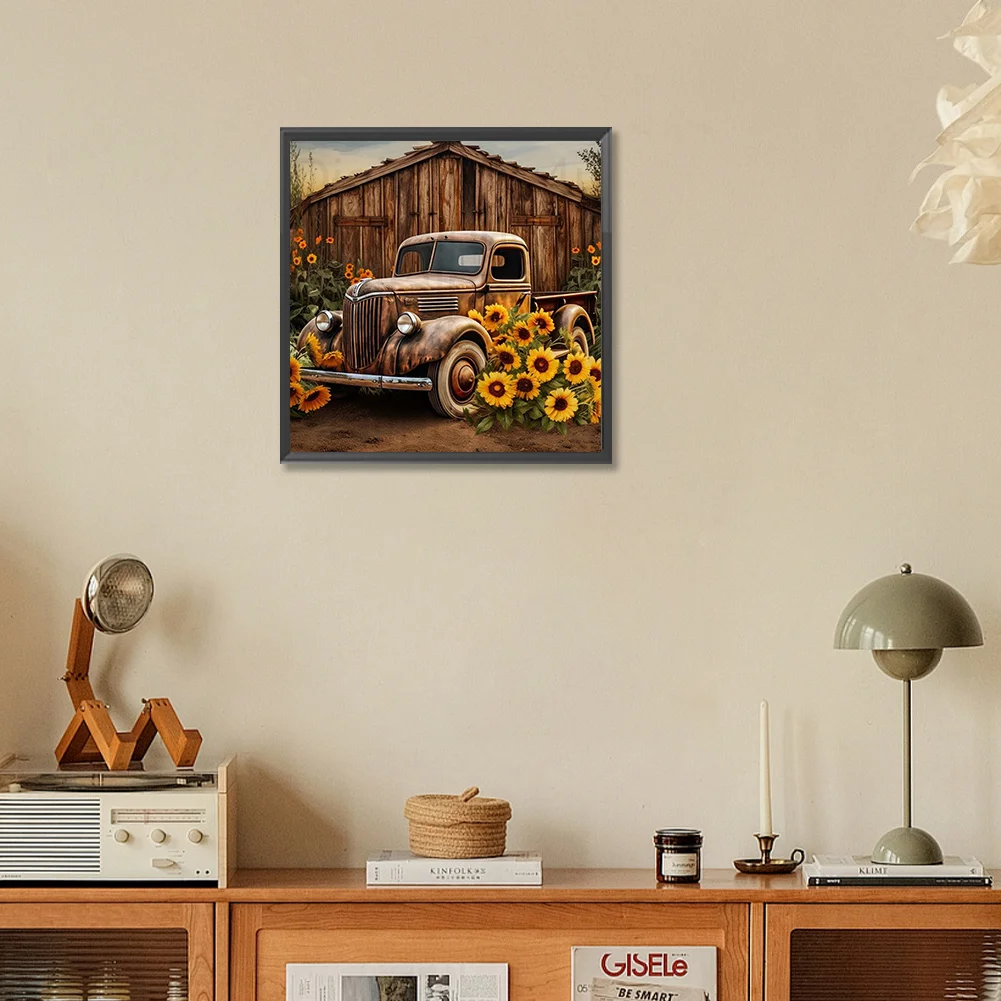 Diamond Painting - Full Round Drill - Car(Canvas|30*30cm)