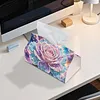 (25cm)Galaxy Pearl Rose DIY Diamond Painting PU Tissue Holder Box