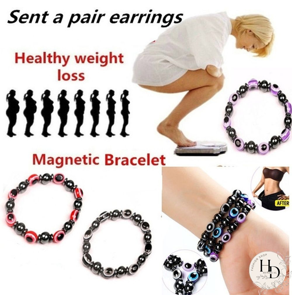 Magnetic Bracelet for Loss Weight Womens Male Slimmingbracelet