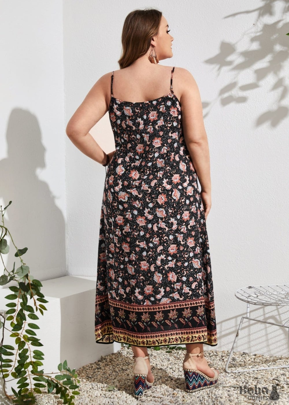Boho Plus Size Avery Maxi Dress For Women