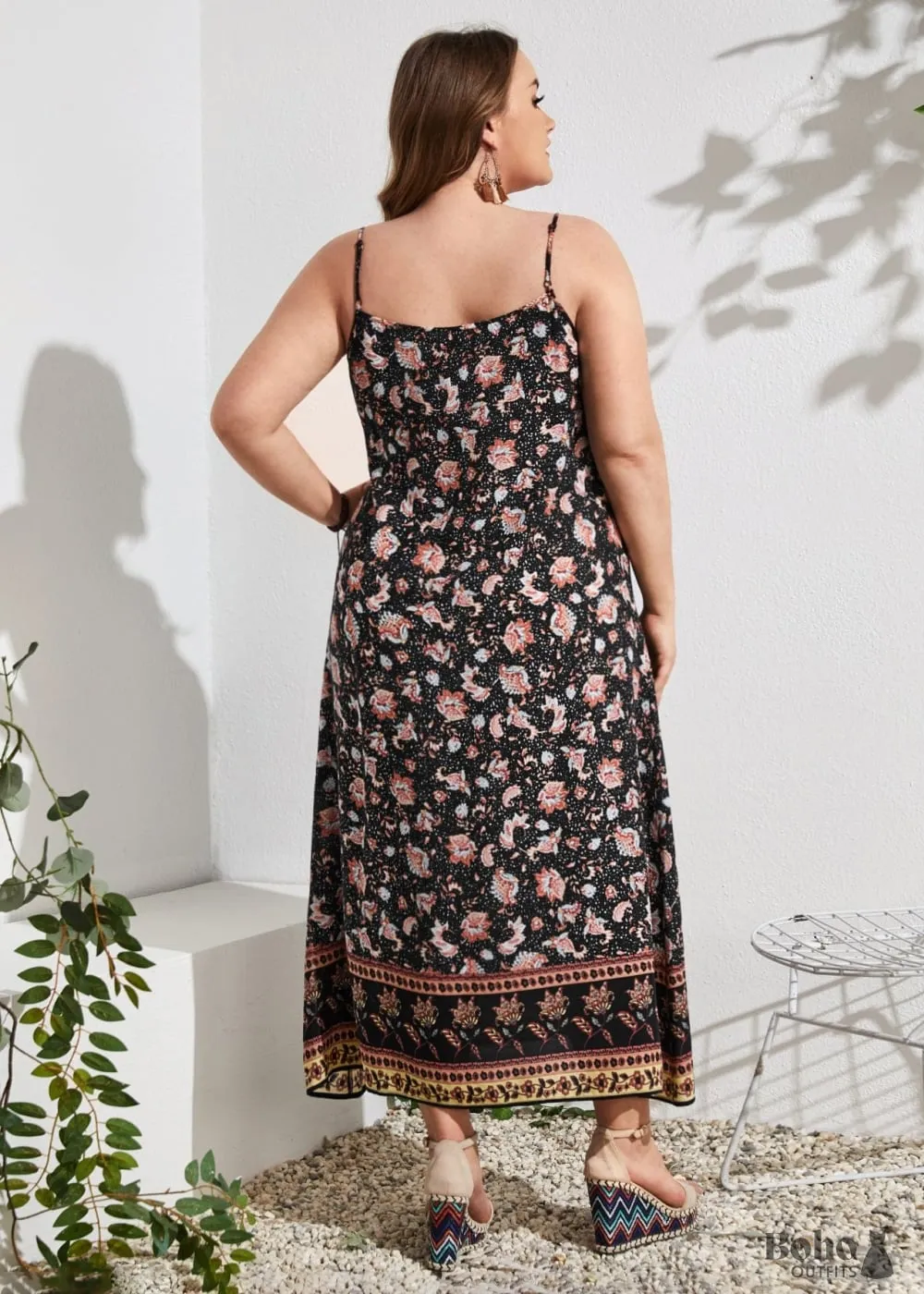 Boho Plus Size Avery Maxi Dress For Women