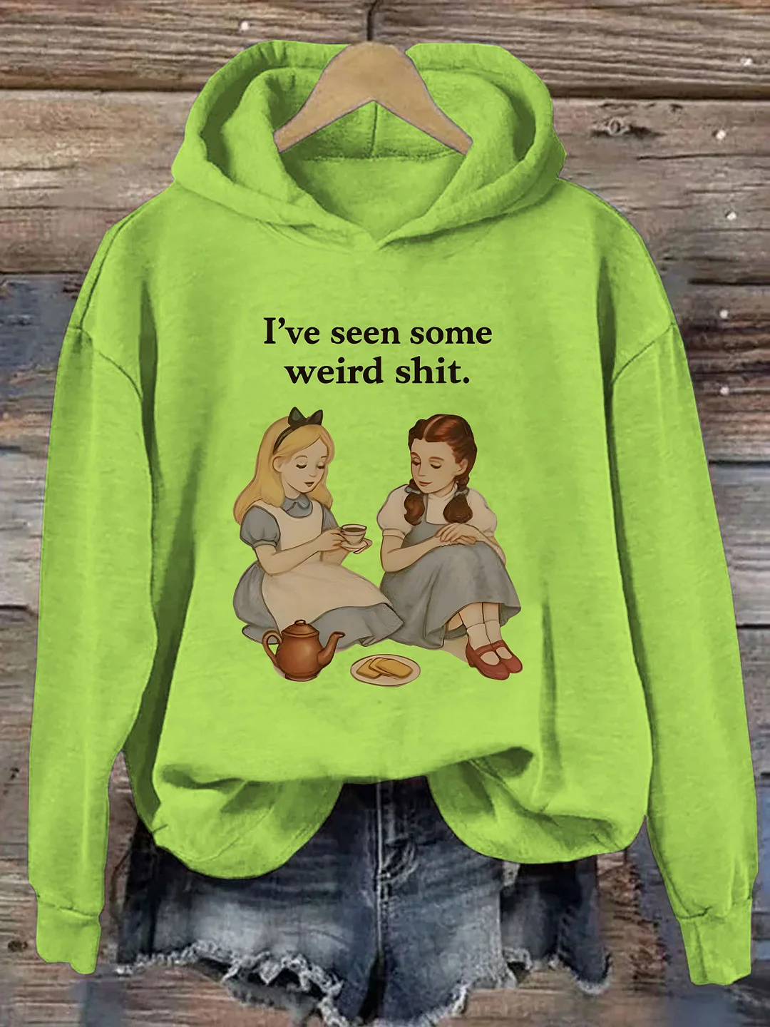 Vintage Girls Funny Hoodie
