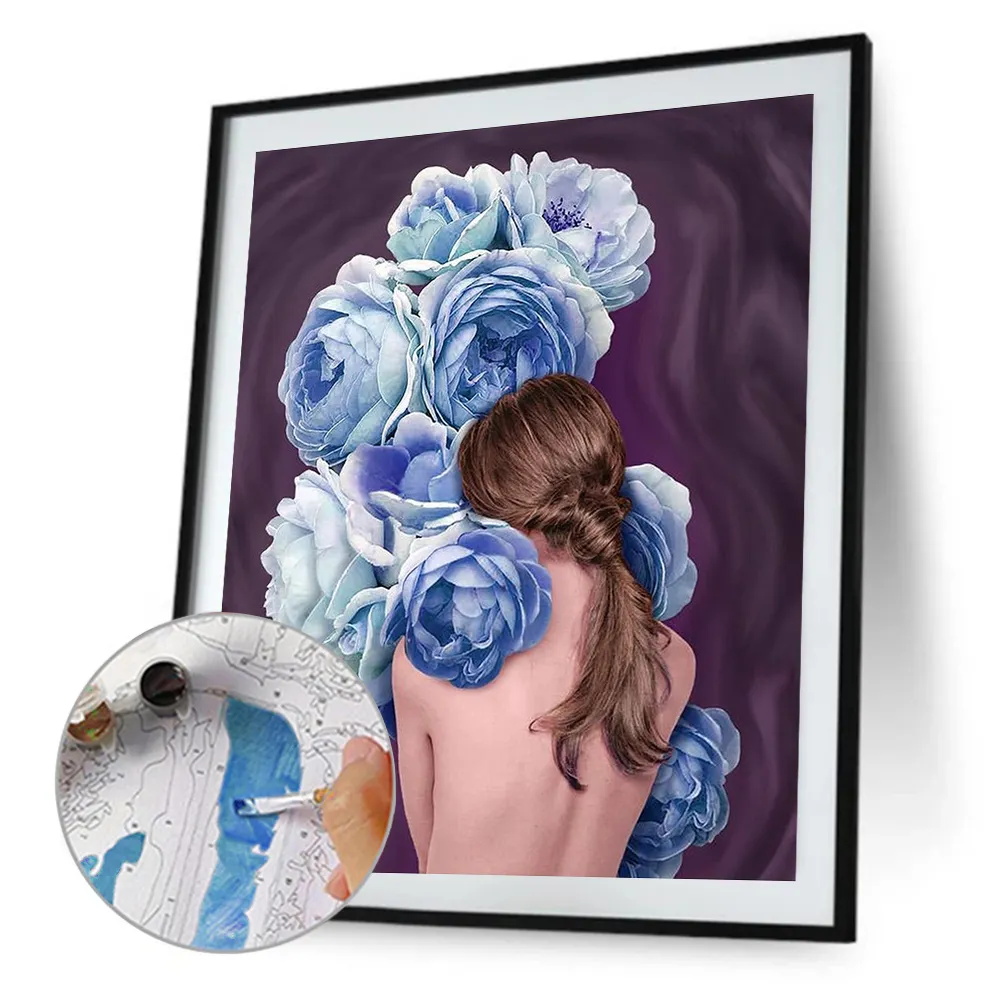 DIY Paint By Number 40*50cm - Flower Personification