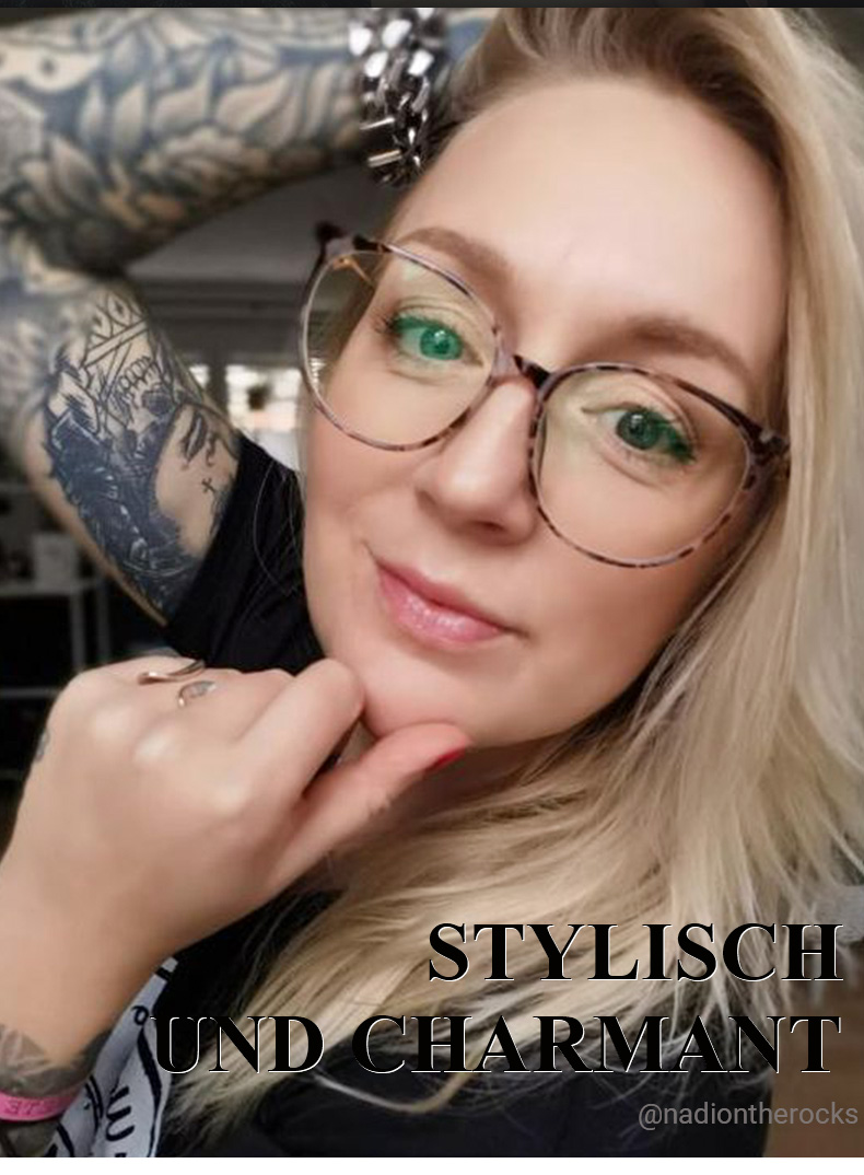 Babbage Schwarz-Tortoise Rund Brille