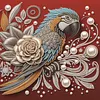 Bird Special Shaped 5D DIY Partial Drill Diamonds Dots Gem Art Kits for Adults Beginners Home Decor Diamonds Paintings Gem Art 11.81 X11.81inch