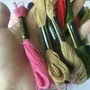 100PC Cross stitch thread hand embroidery braided rope wiring
