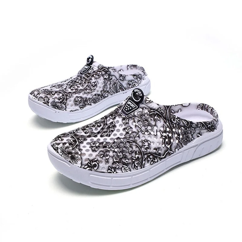 2020 Fashion Breathable Shoes Clogs Women Sandals Ladies Beach Hollow Out Casual Outdoor Waterproof Slippers Flats Shoes