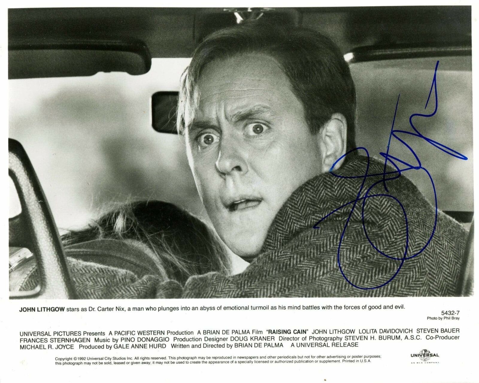 John Lithgow ACTOR autograph, In-Person signed Photo Poster painting