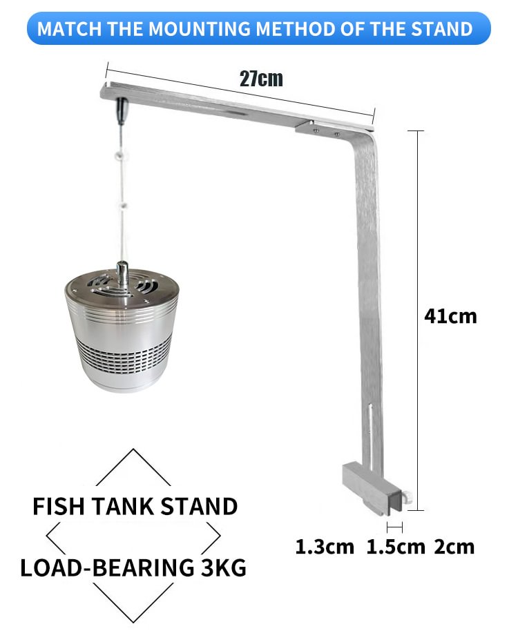 Flat stand for fish tank（single-arm）