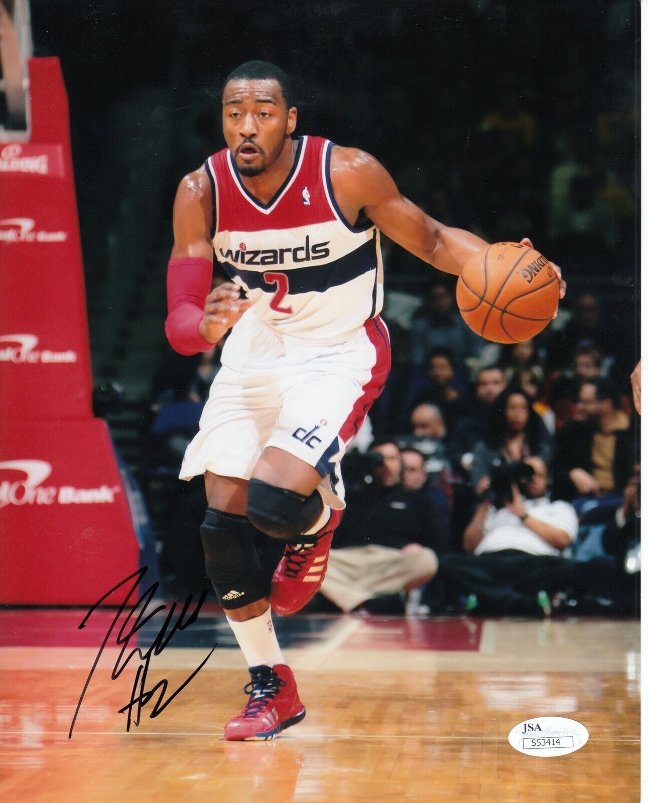 John Wall #1 8x10 Signed Photo Poster painting W/JSA Washington Wizards