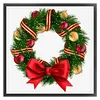 Christmas Wreath And Bow-11CT Counted Cross Stitch 40*40cm tapestrymarket
