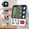 Magnetic Digital Timer Count Up Countdown Cooking Alarm Clock Kitchen Tools