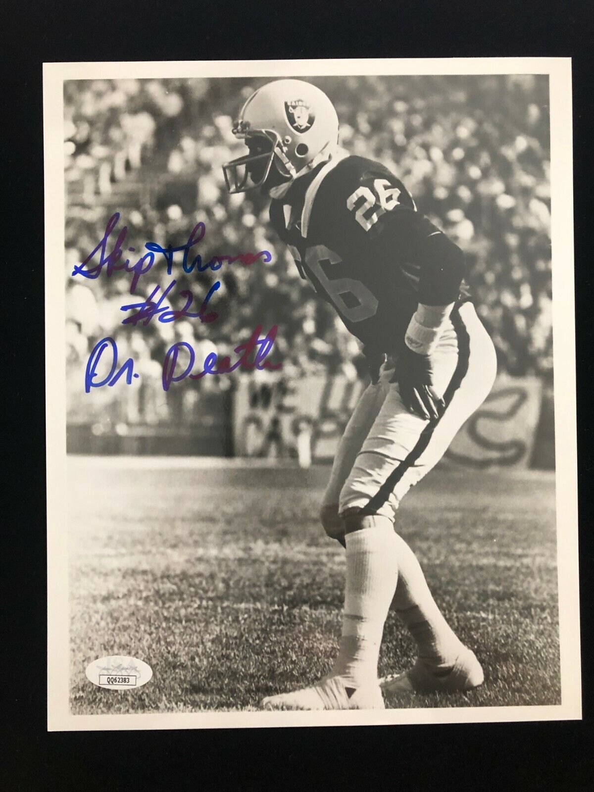 Skip Thomas Signed #26 Dr. Death