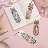 4Pcs Blume Welpe - 5d DIY Handwerk Lesezeichen