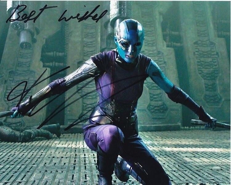 KAREN GILLAN signed autographed GUARDIANS OF THE GALAXY NEBULA Photo Poster painting