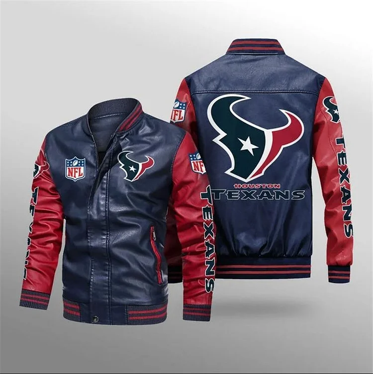 Houston Texans Varsity Jacket Dress Button Down Bodycon Long