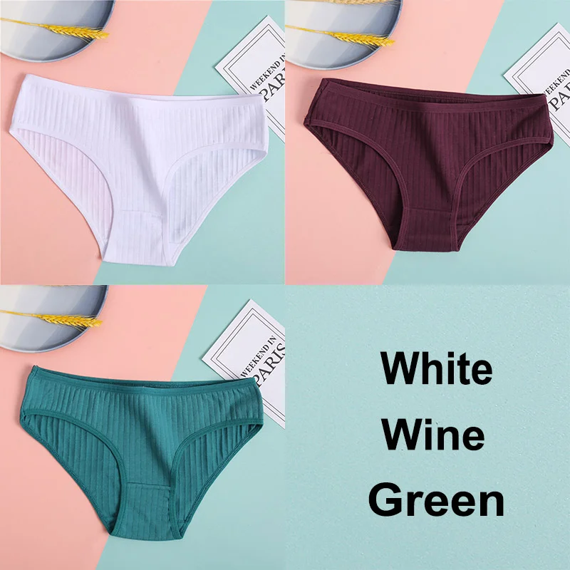 Billionm Cotton Panties Women's Underwear Casual Solid Color Panties for Women Intimate Lingerie Sexy Briefs Female Underpants M-XL