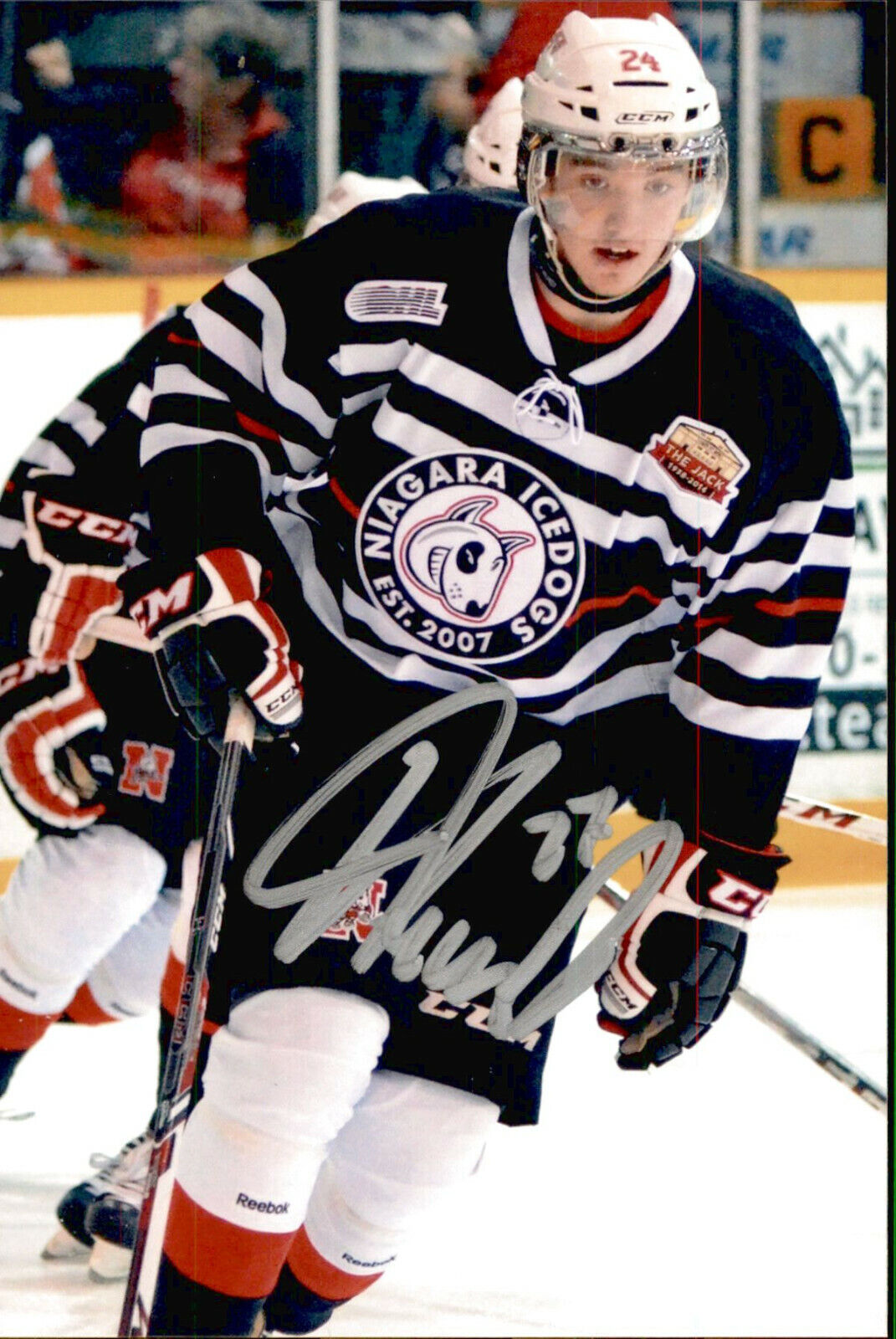 Hayden McCool SIGNED 4x6 Photo Poster painting WINDSOR SPITFIRES / NIAGARA ICE DOGS