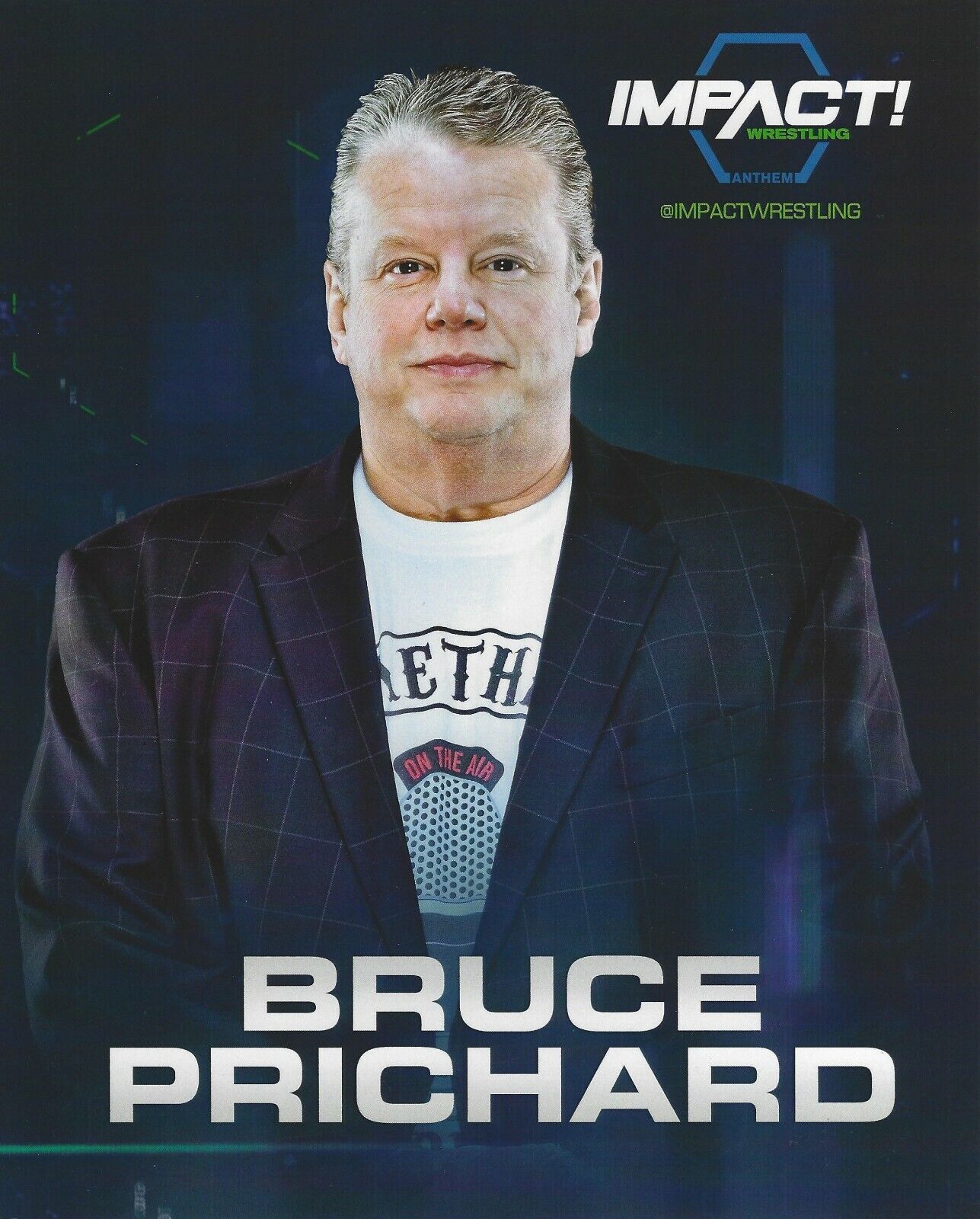 Bruce Prichard Official 8x10 Promo Photo Poster painting Impact Pro Wrestling WWE Brother Love