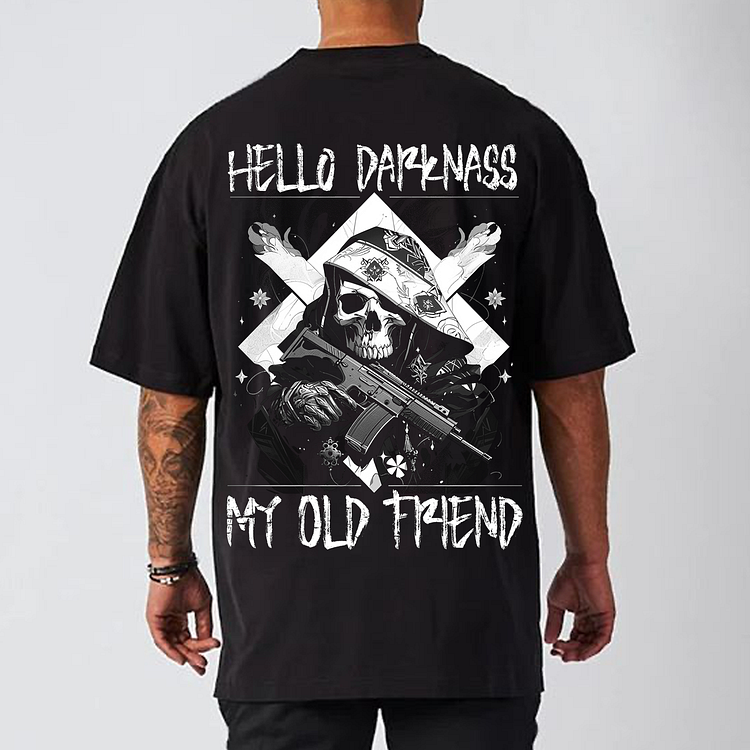 Hello Darkness My Old Friend Men's Short Sleeve T-shirt
