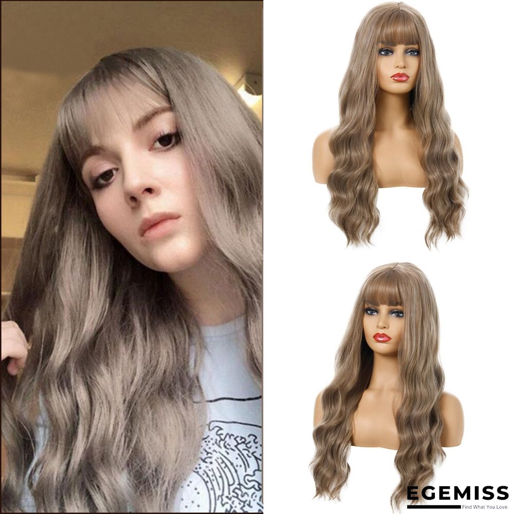 Fashion Long Curly Hair Ladies Fluffy Wavy Curly Headgear | EGEMISS