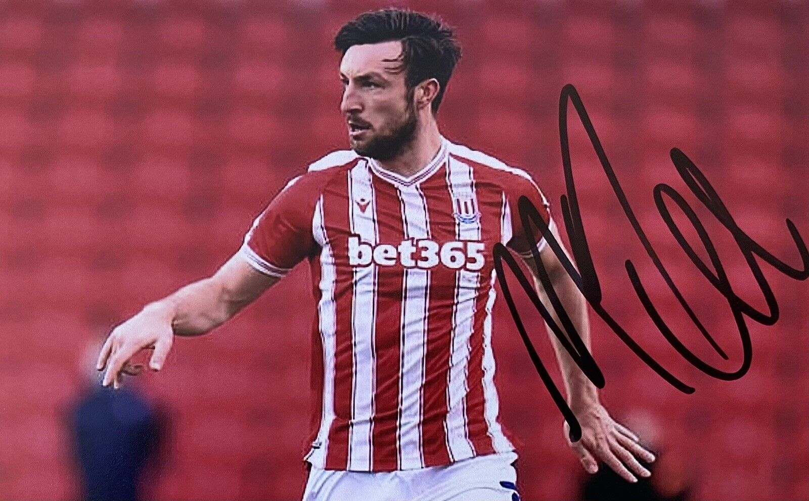 Morgan Fox Genuine Hand Signed Stoke City 6X4 Photo Poster painting 2