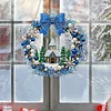 DIY Pearl Diamond Painting Christmas Wreath Hanging Ornament Kit