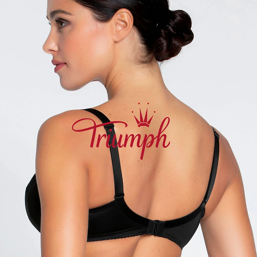 Triumph - (3 peças) soutien de seda com fio de conforto