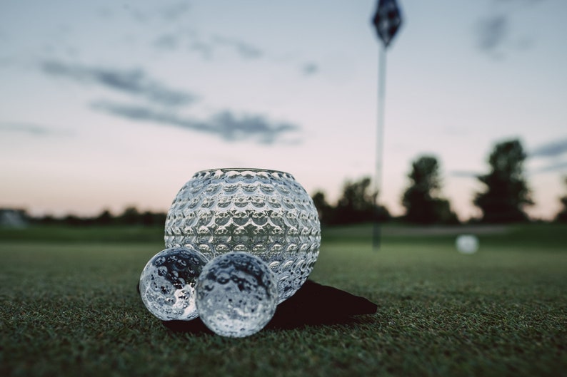 Golf Ball Whiskey Chillers and Whiskey Glass  Glass Whiskey image 4
