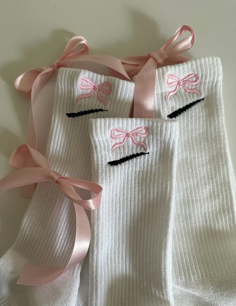 Coquette Bow Socks