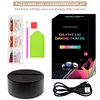 DIY Diamond Painting 7 Color Night Light Lamp Home Decoration Ornament Gift Kit(Snowman)