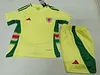2024 Kids Size Wales Away Football Shirt 1:1 Thai Quality