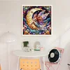 Colorful Butterfly Fairy And Moon-11CT Stamped Cross Stitch 45*45cm(glass painting cross stitch)