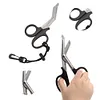Emergency Scissors Ergonomic Bandage Shears for Underwater Escape (Black)