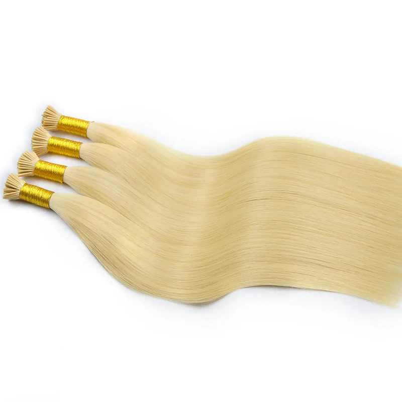 Pre-Bonded I TIP Hair Extension #22 Light Pale Blonde 100g Per Pack  