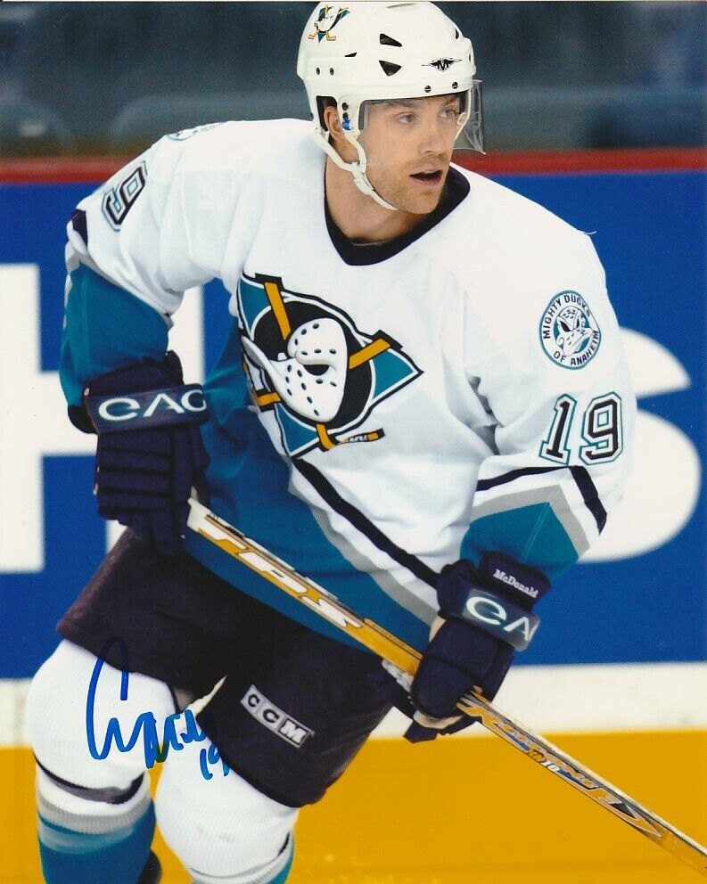 ANDY MCDONALD SIGNED ANAHEIM MIGHTY DUCKS 8x10 Photo Poster painting #2 Autograph