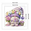 (US Only)Gnome Design DIY Bead Embroidery Kit 40x39cm 9CT Cross Stitch Kit for Home Decor