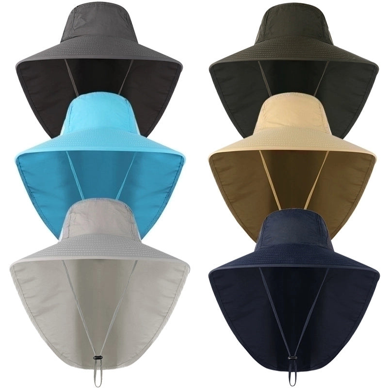 Unisex Modern Style Minimalist Solid Color Crimping Sun Hat