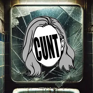 pornhint Pornhint Cunt Face Karen Sticker NSFW