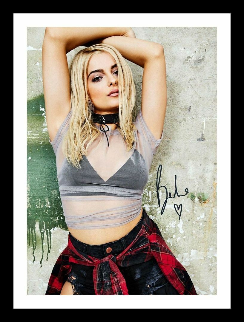 Bebe Rexha Autograph Signed & Framed Photo Poster painting 4