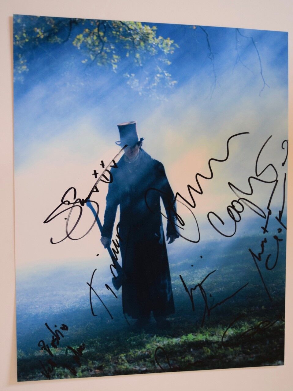 Abraham Lincoln Vampire Hunter Cast Signed Autographed 11x14 Photo Poster painting by 7 COA VD