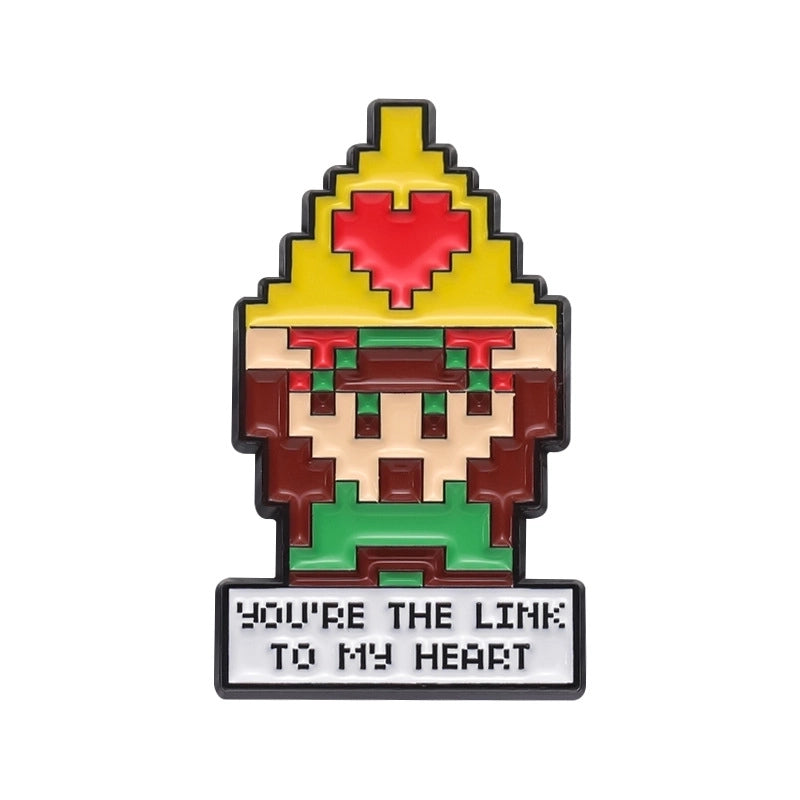 Cartoon Style Eye Wings Wine Glass Alloy Stoving Varnish Plating Unisex Brooches