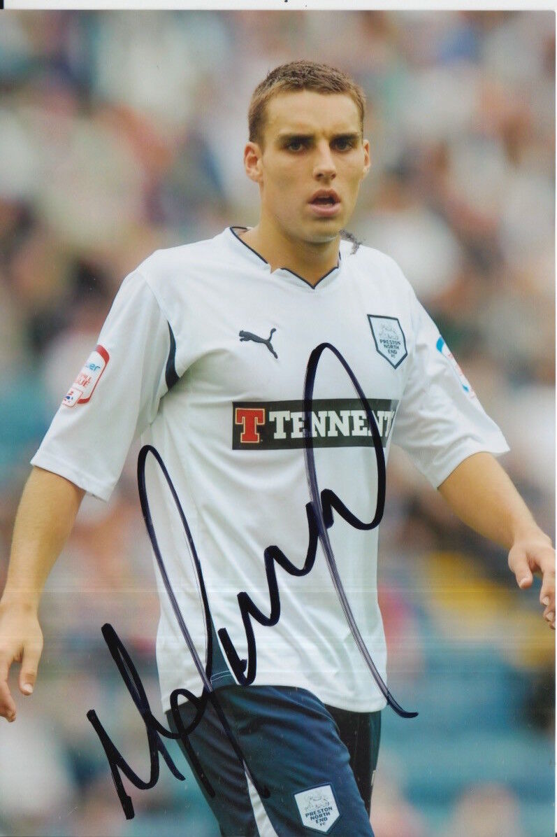 PRESTON NORTH END HAND SIGNED MATTY JAMES 6X4 Photo Poster painting 1.