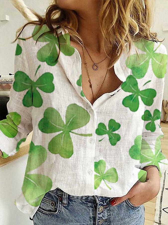 🔥Buy 2 Get 5% Off🔥Women's St. Patrick's Day Lucky Print Sweatshirt