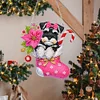 >SALE<Acrylic Special Shaped Christmas Stocking Schnauzer Hanging Diamond Kits Decor