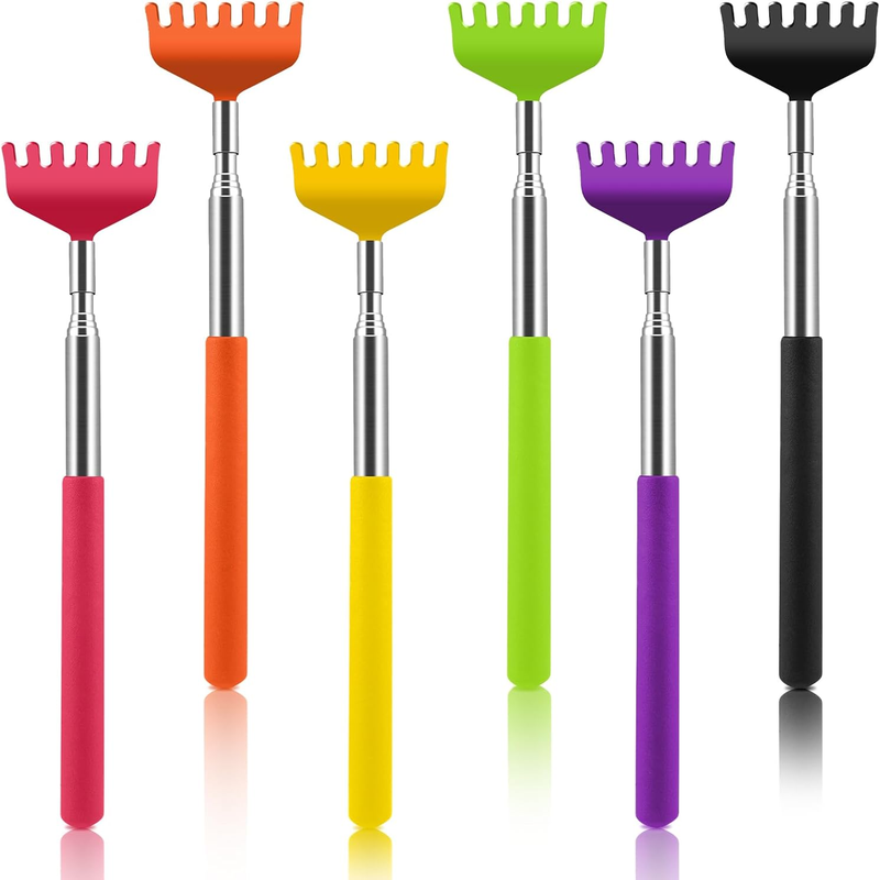 Family Home 6 Pack Handy Adjustable Extendable Back Scratcher Massagers