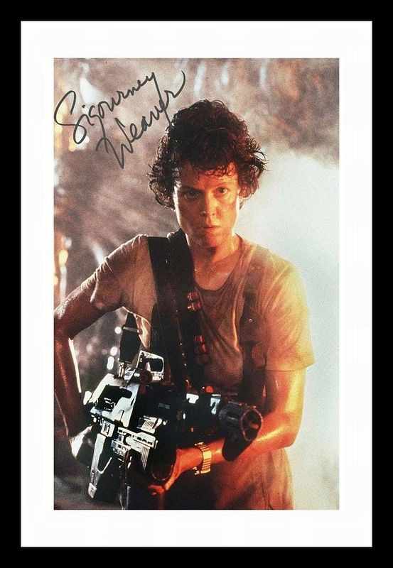 Sigourney Weaver - Alien Autograph Signed & Framed Photo Poster painting