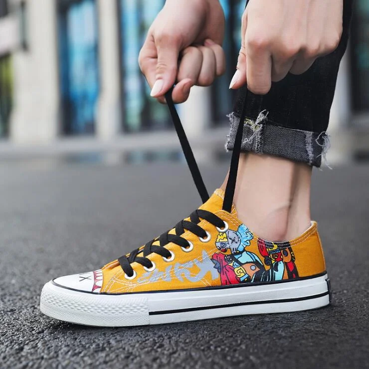 Promotion Spring Autumn New Women Canvas Shoes Leopard  Fashion Sneakers Low-cut Shoes Woman High Quality Classic Skateboarding