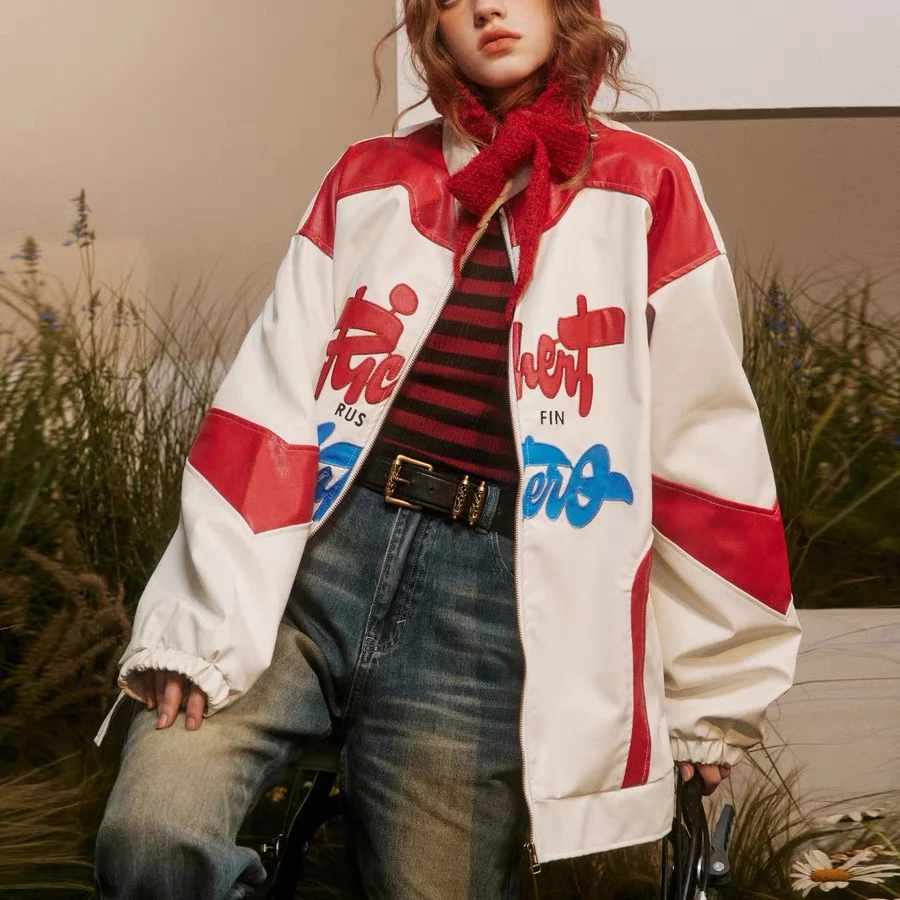 Danccia INCITY “R&W  ” Leather Jacket