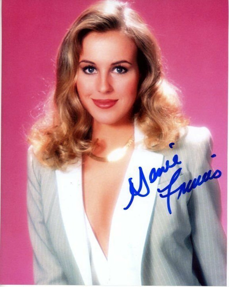 Genie francis signed autographed general hospital laura spencer Photo Poster painting